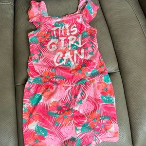 New chic This Girl Can pink romper